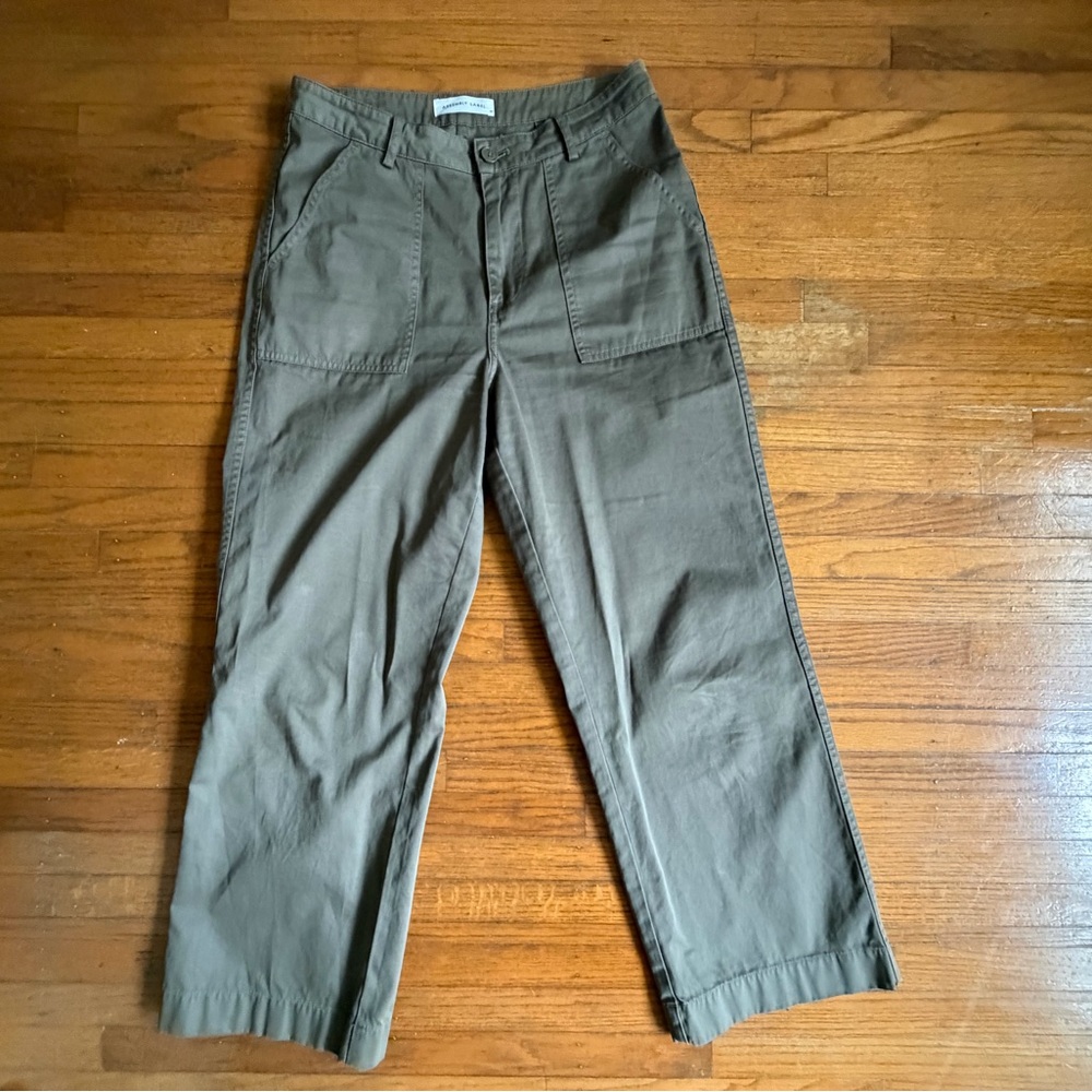 Assembly Label green wide leg pants